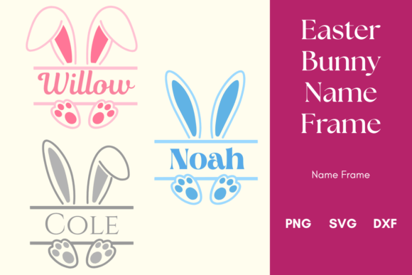 Easter Bunny Name Frame SVG Review