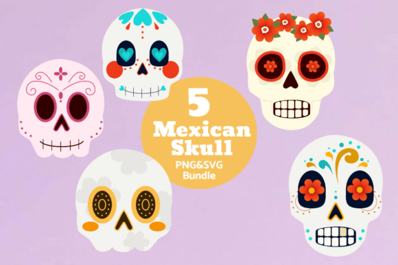 Floral Sugar Skull Clipart Review
