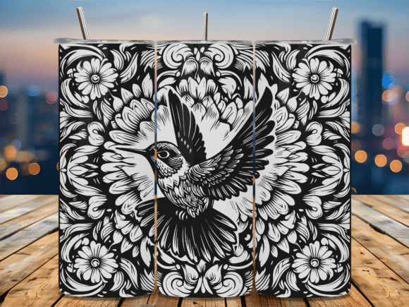 Mandala Hummingbird Floral