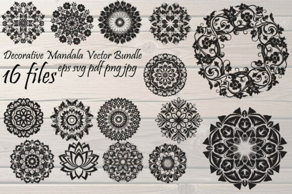 Mandala Svg, Decorative Mandala