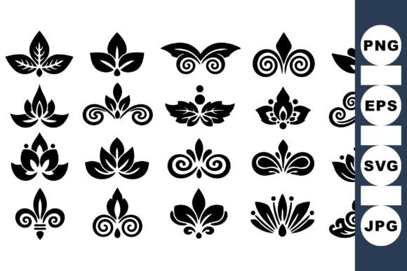 Vintage Fleur De Lis SVG Pack